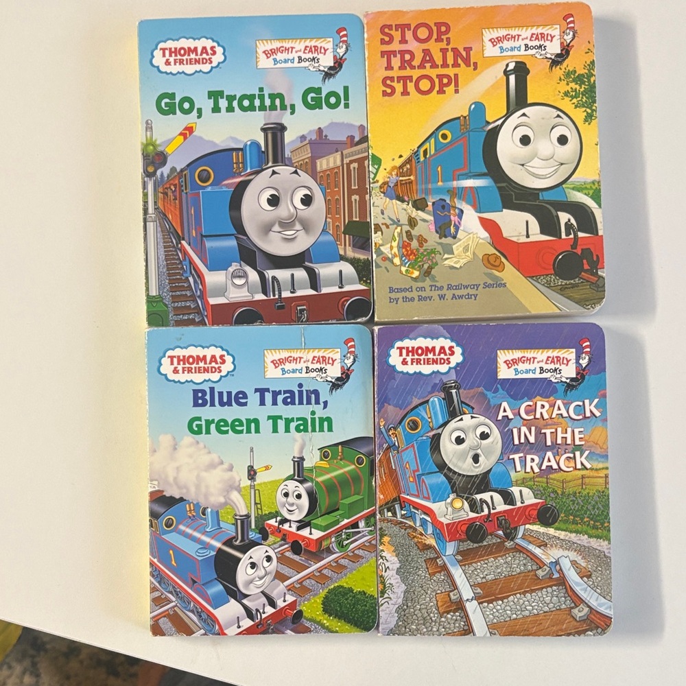 4 little books Thomas & Friends Bright & Early Board Books - Blue, Green, Red